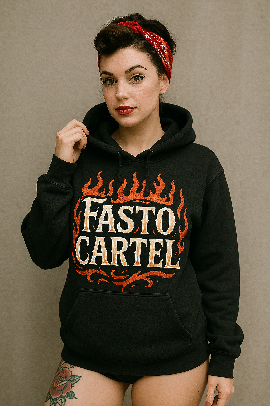 4- FASTO CARTEL FIRE Heavy hoodie. ALL SIZES. Made in Australia. Melbourne Based.