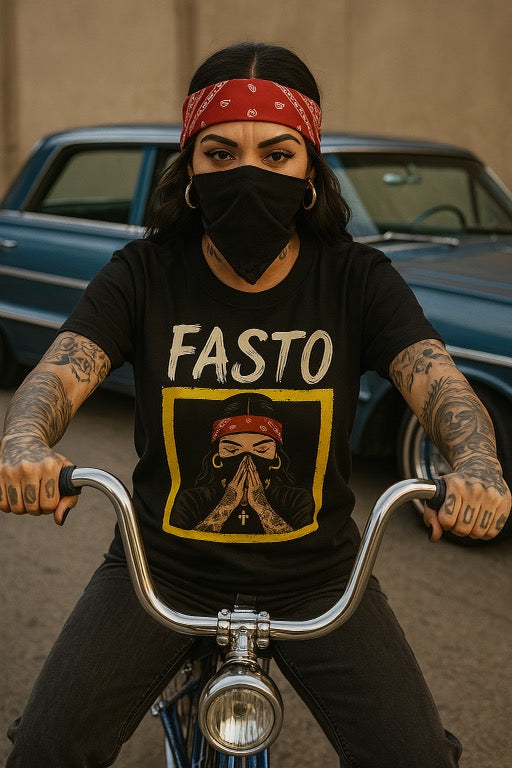 FASTO T-SHIRT PRAYING FOR LIFE. ALL SIZES. Made in Australia. Melbourne Based.